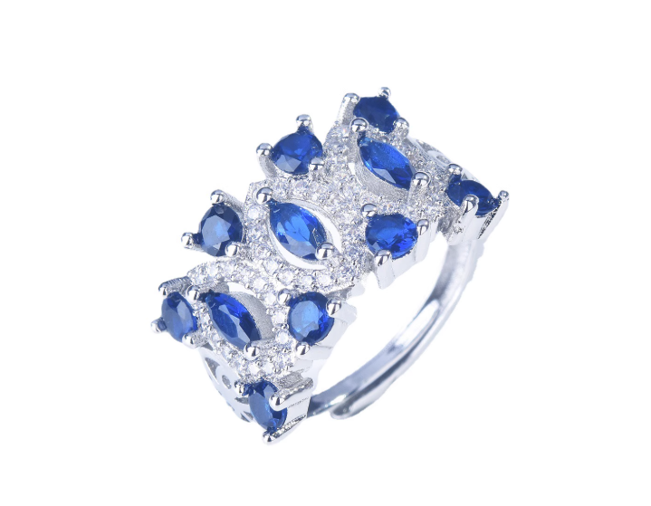 Eleganter Saphir-Ring