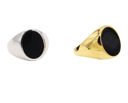 Eleganter Ring in Gold und Silber